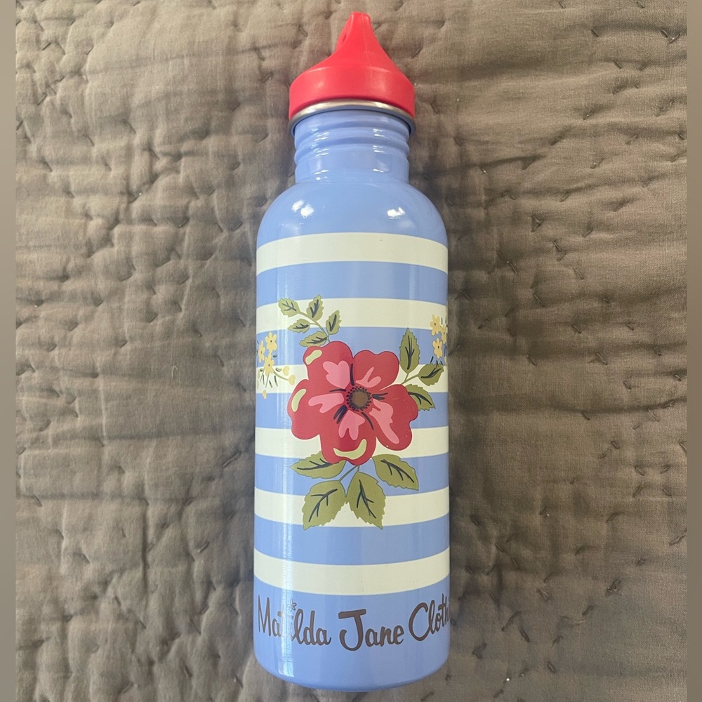 Matilda Jane Multicolored Floral Water Bottle Canteen Screw Top Lunch School